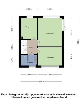 Floorplan - Dorus Rijkersstraat 53, 4671 AB Dinteloord